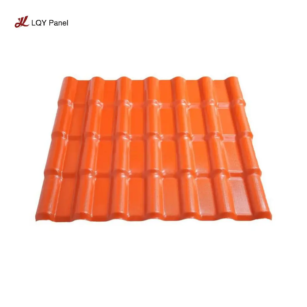 Hotsale 2.5mm Weather Resistant colorful ASA synthetic Resin Roof Tile For roof decoration roof flap