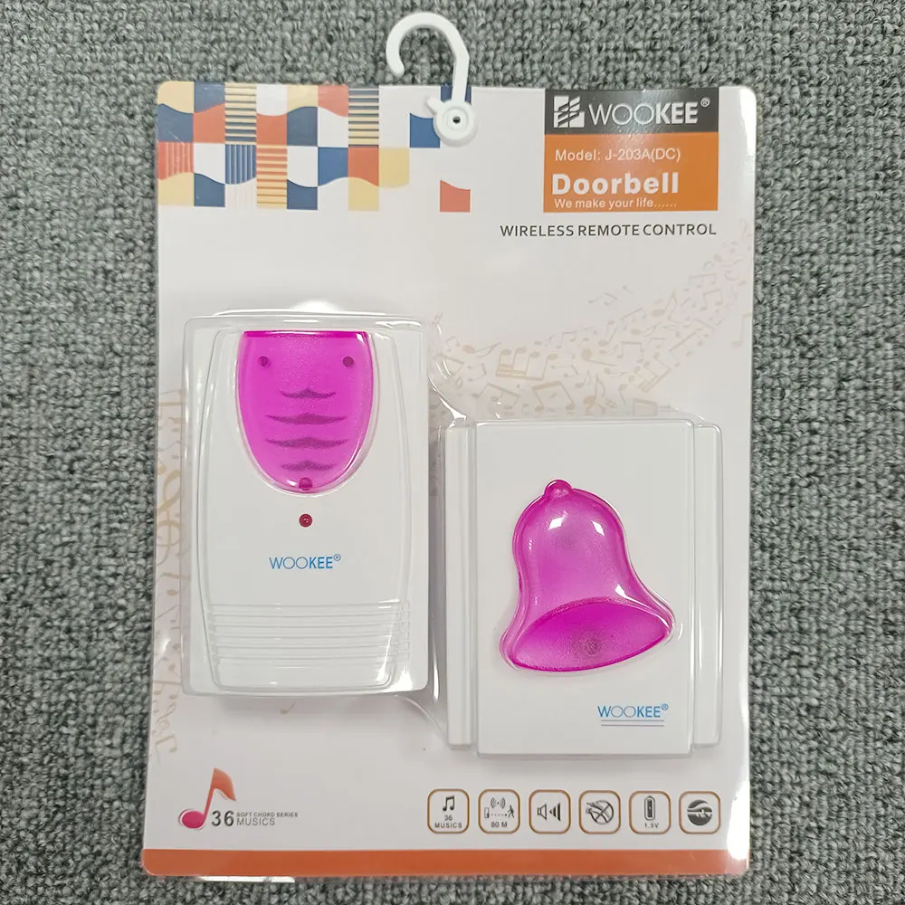 battery operated doorbell blink Door Chime waterproof doorchimes manufacturer home ring wireless doorbell
