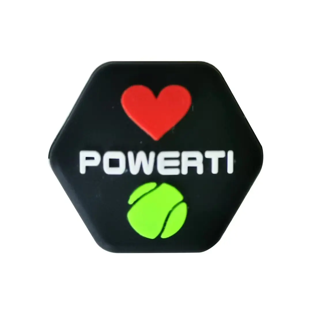 Гексагональный амортизатор в форме сердца, привлекательные вибрационные амортизаторы для теннисных ракеток для спорта