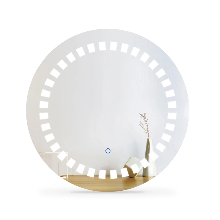 Modern smart home hotel bathroom LED mirror with light