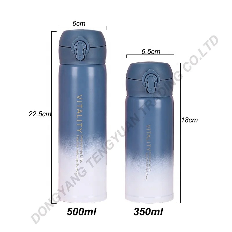 TY 350ml 500ml in stock Newest custom logo solid color  portable vacuum 316 stainless steel insulation flask