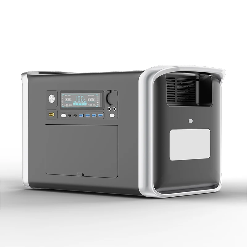 Outdoor Camping Solar Generator 2600W with MPPT Controller AP2000 Energy Storage Battery Car Charging EU US Au Plug