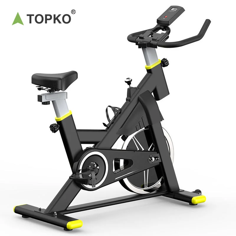 TOPKO Hot Selling Indoor/commerical spinning bike Steel Household ultra quiet fitness equipment sports exercise bike