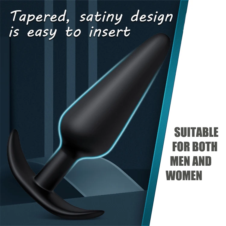 Amazon Hot Sale Product Silicone Training Set Beginners  Users Flared Base Prostate Butt Men Women Sex Toys Anal Plug