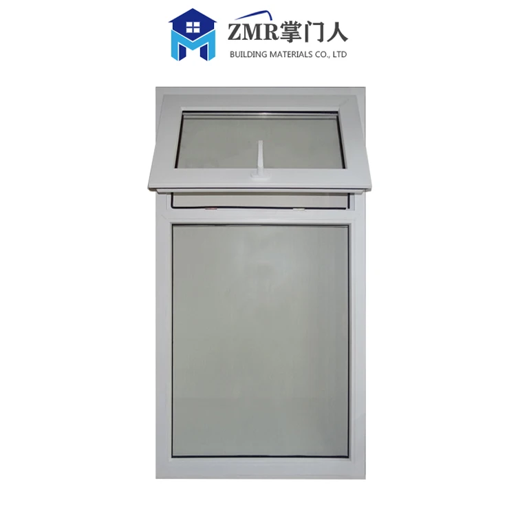 Upvc top hung window european pvc casement window american style pvc swing window
