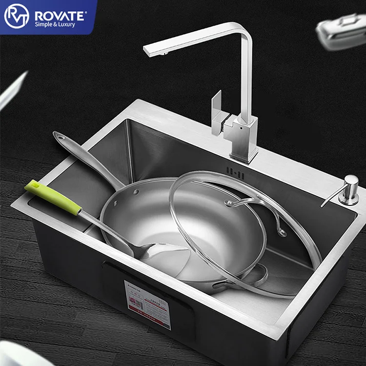 Kitchen sink manufacturer wholesale price stainless steel square single bowl sink for kitchen bar farm commercial sink