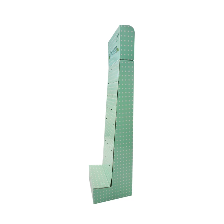 Market Retail Phone Accessories Paper Rack Pegboard Floor Display Socks Hang Hook Product Display Stand