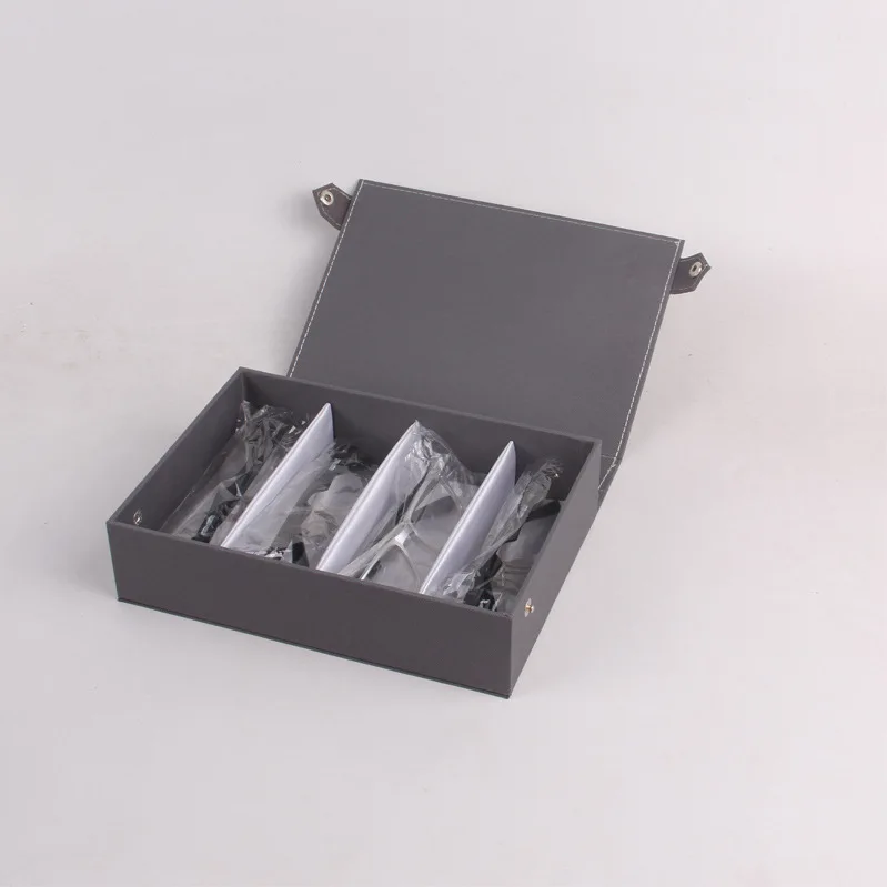 YTZ0226 wholesale custom sunglasses cases 4 slots eyewear display Sunglass Show Packaging Eyewear Suitcase