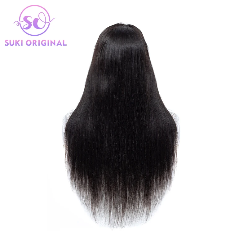 
Factory Direct Sale Top Grade 12a 1b Straight Brazilian Human Soft Hair Frontal 13*4 Lace Front Wigs 
