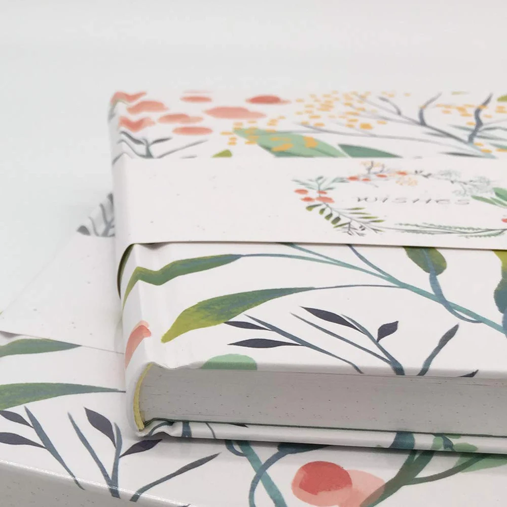 Hard Cover Eco Friendly Customized Executive Craft Cute Dotted Notebook