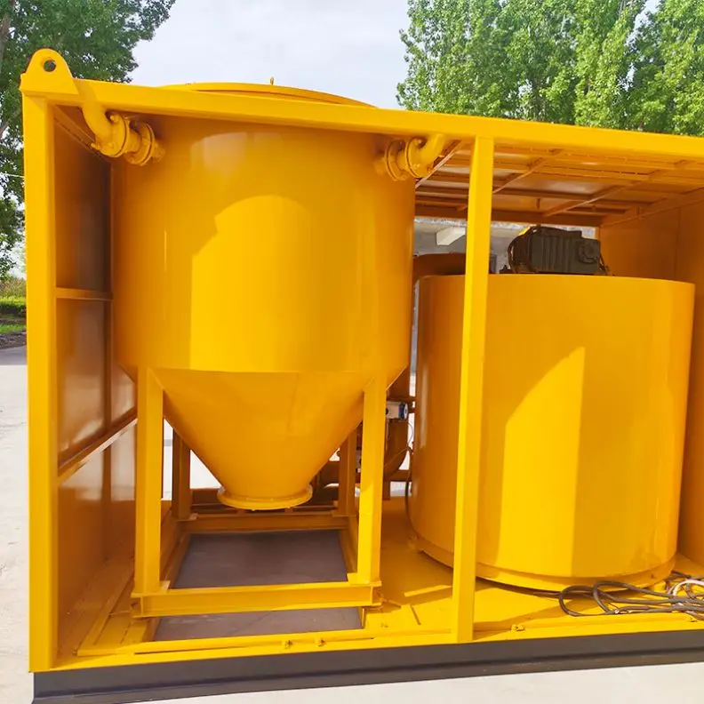China Manufacturer Diesel Cement Jet Grouting Mixer And Agitator Mixing Plant For Sale