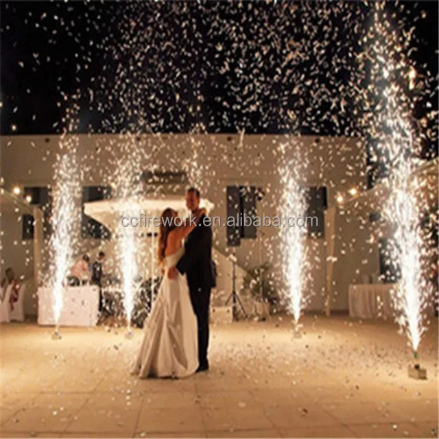 Stage Ice Fountain Waterfall Fireworks for wedding/4M30S indoor cold pyro fireworks with smokeless
