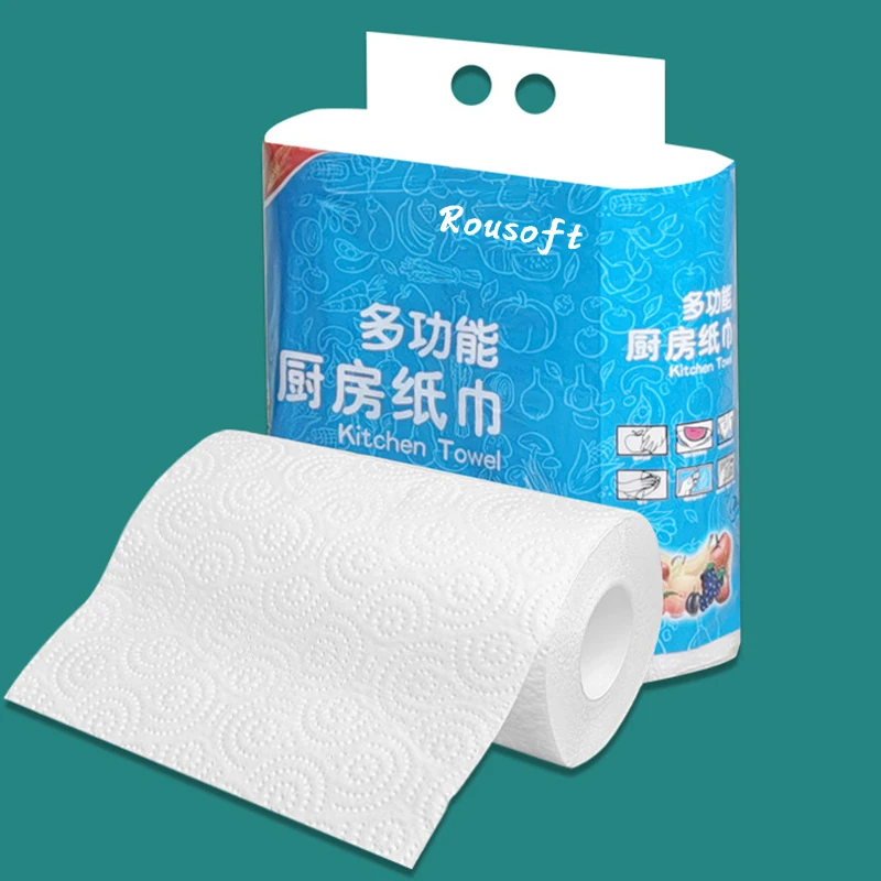 Highly Absorbent Eco-Friendly Soft Packs Standard Roll Higher Quality With Lower Price Kitchen Paper Towel