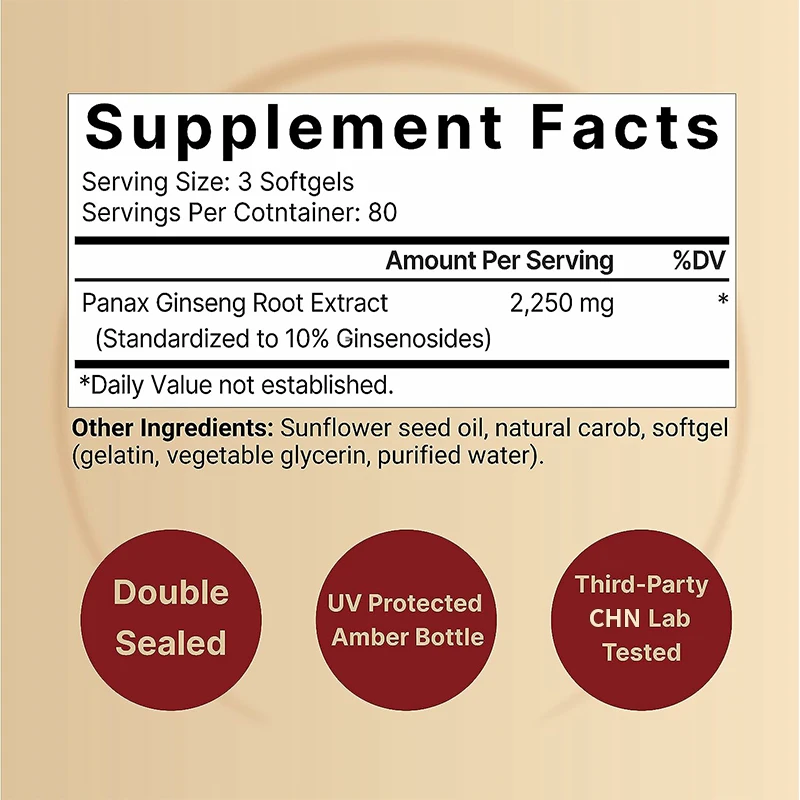 OEM/ODM power natural ginseng capsules maca root capsules with ashwagandha ginseng men supplement ginseng hard capsule
