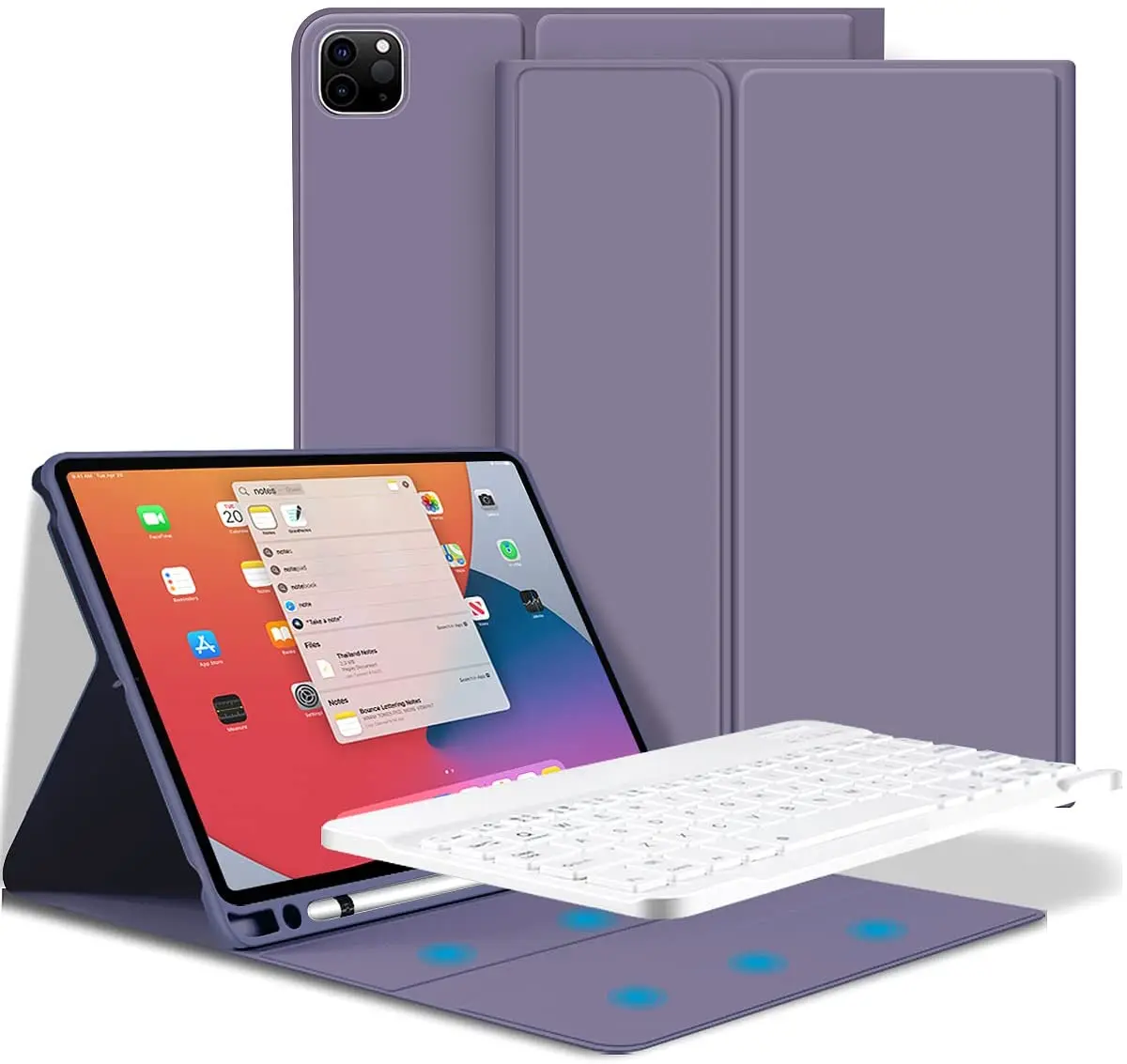 For iPad Pro 11 Keyboard Case Ultra light Magnetic Anti-fall  Protection Tablet Cover with Pencil Holder Case For iPad 11 Inch