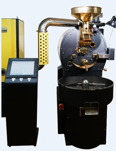 Bideli 6kg full automatic commercial and industrial gas coffee beans roaster/coffee roaster for coffee workshop
