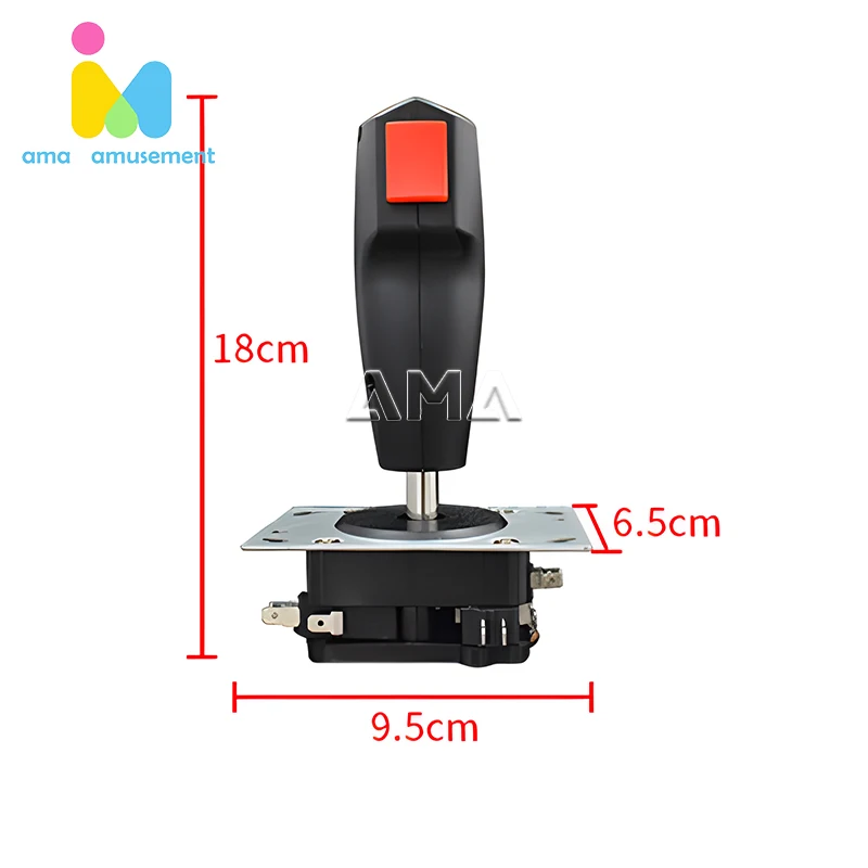 AMA 9D Coin Operated Flight joystick button vibration launching aircraft joystick handle for VR game machine