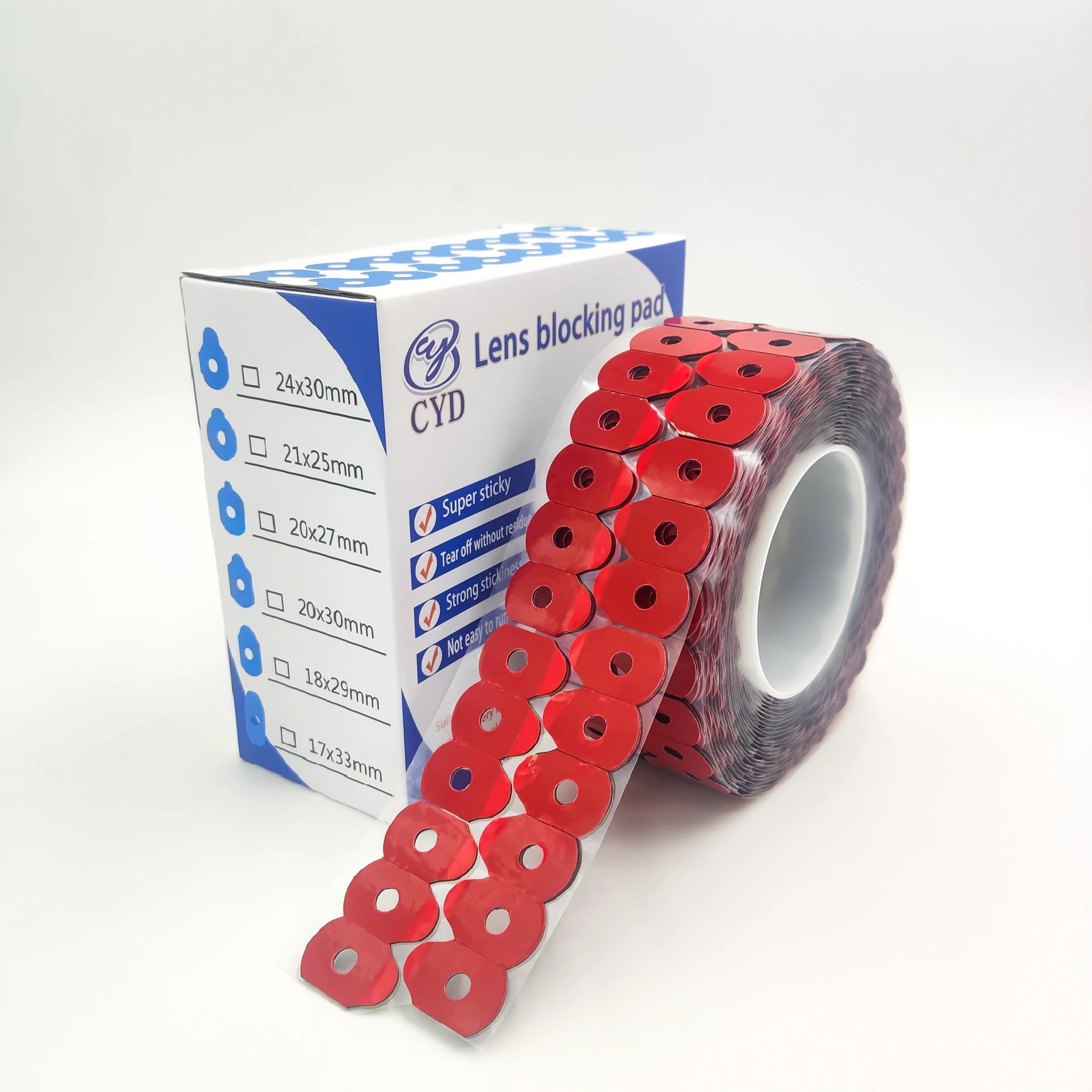 Padded Blocking Optical Anti-slip Eyewear Wholesale customization  Edging Blocking Pad Blocking Pads Lens Edger