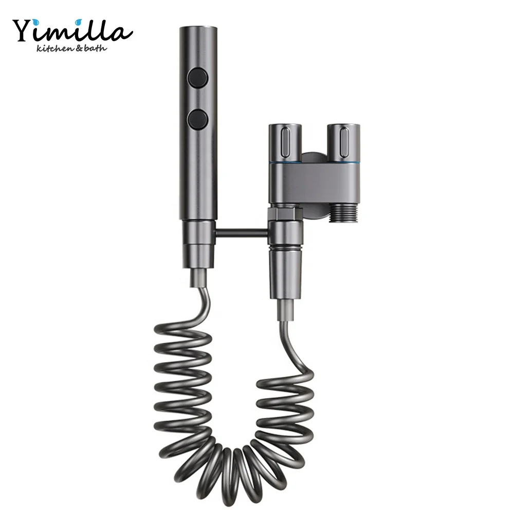 bathroom ABS handheld bidet spray set toilet companion modern sprayer shattaf toilet bidet faucet with telphone pipe