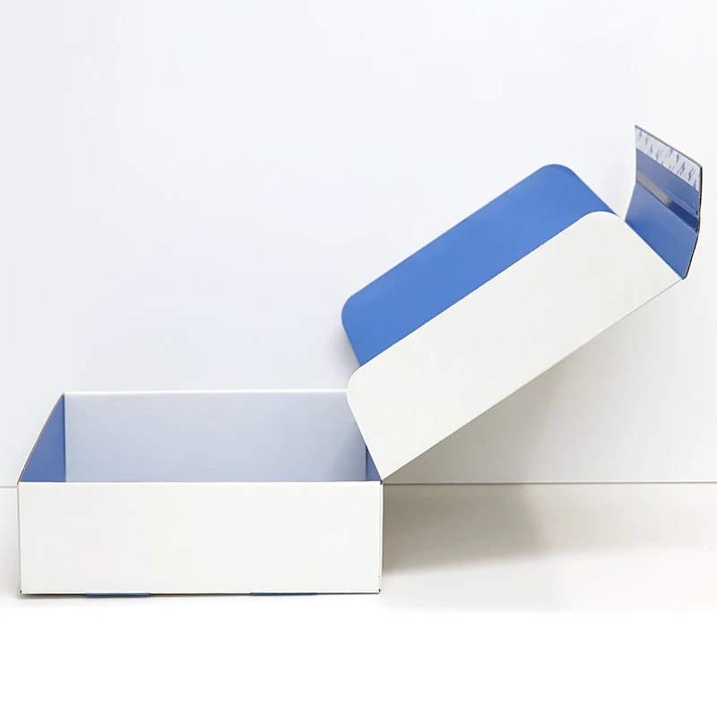 Custom  Self Adhesive mailer corrugated Box  with  Tear Strip Shipping Box With Self Adhesive with Easy to tear