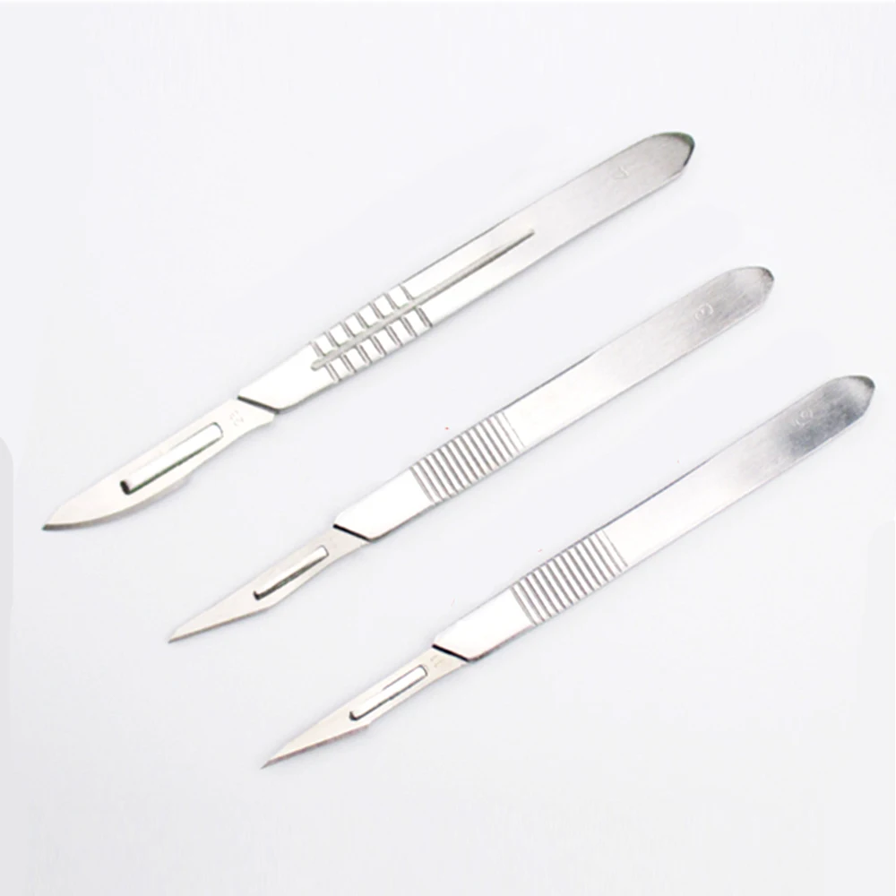 Scalpel Blade No.10 11 12 15 20 23 Disposable Sterile Surgical Blades Stainless Steel