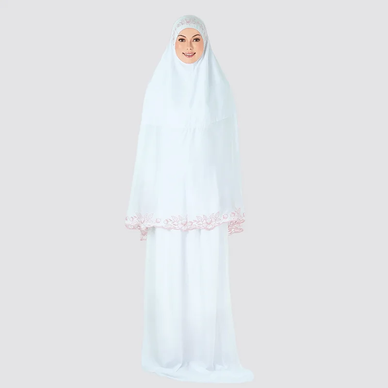 SIPO Eid Women Niqab Telekung Hijab Prayer Travelling Set Malaysia Singapore Telekung Manufacturer Custom Prayer Set