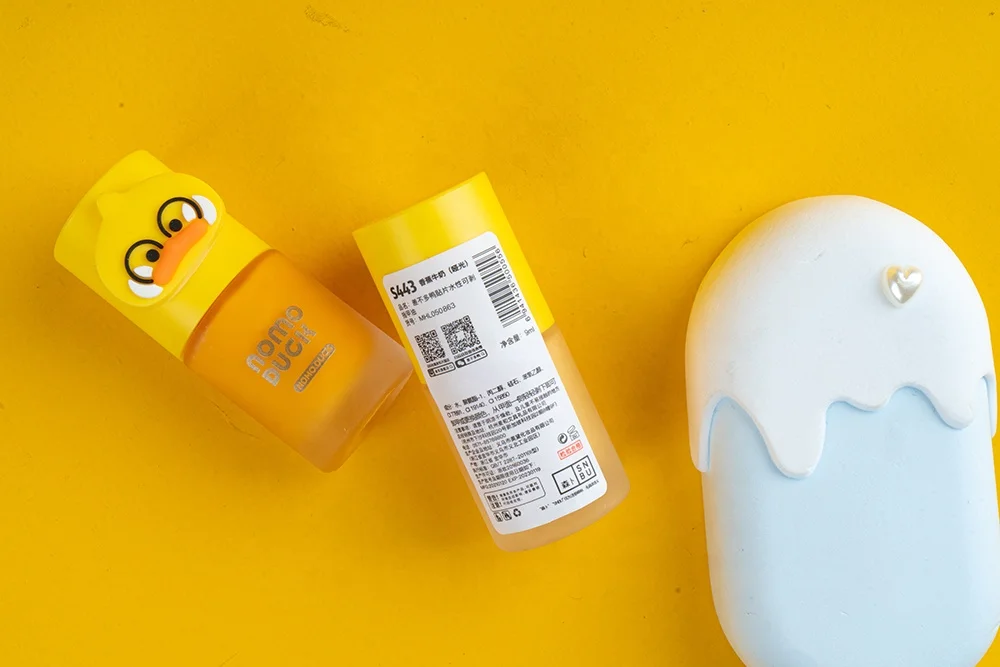 Фея подарок; Новое поступление; Обувь с милым желтым утенком; Лак гель-лак для ногтей с нетоксичные безвкусный, снимающаяся, без выпечки быстрая сушка ногтей 6 видов цветов