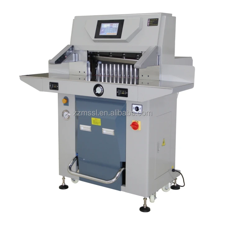 high speed double hydraulic legal size paper cutter machine