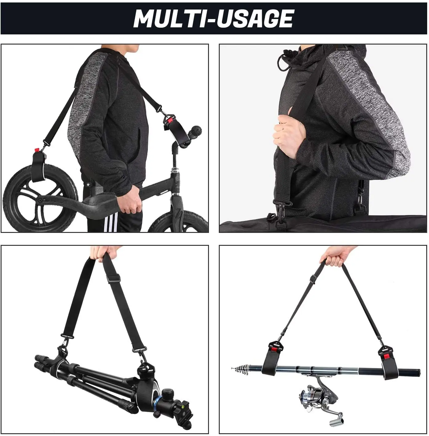 Alpine Ski Boots poles Carrier Straps Protects Skis from Scratches