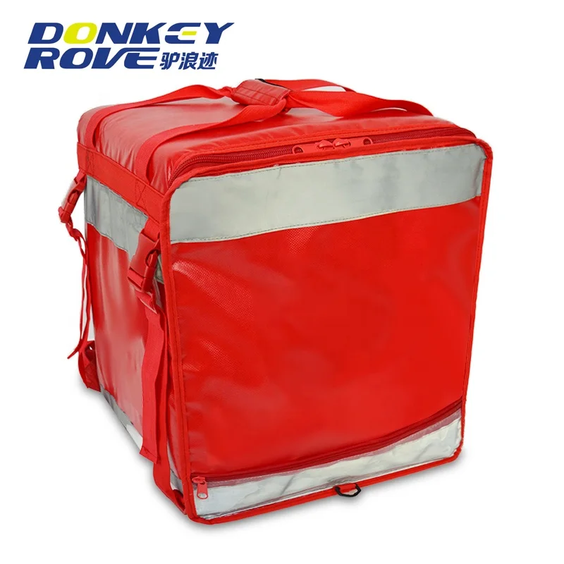 2020 Wholesale 500D waterproof fabric insulation  food distribution backpack Cooler Bag