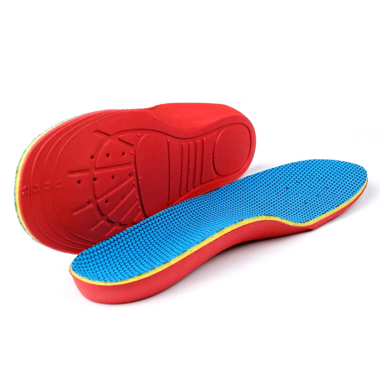 comfortable eva soft kids flat foot insert plantillas orthopedic insoles in children