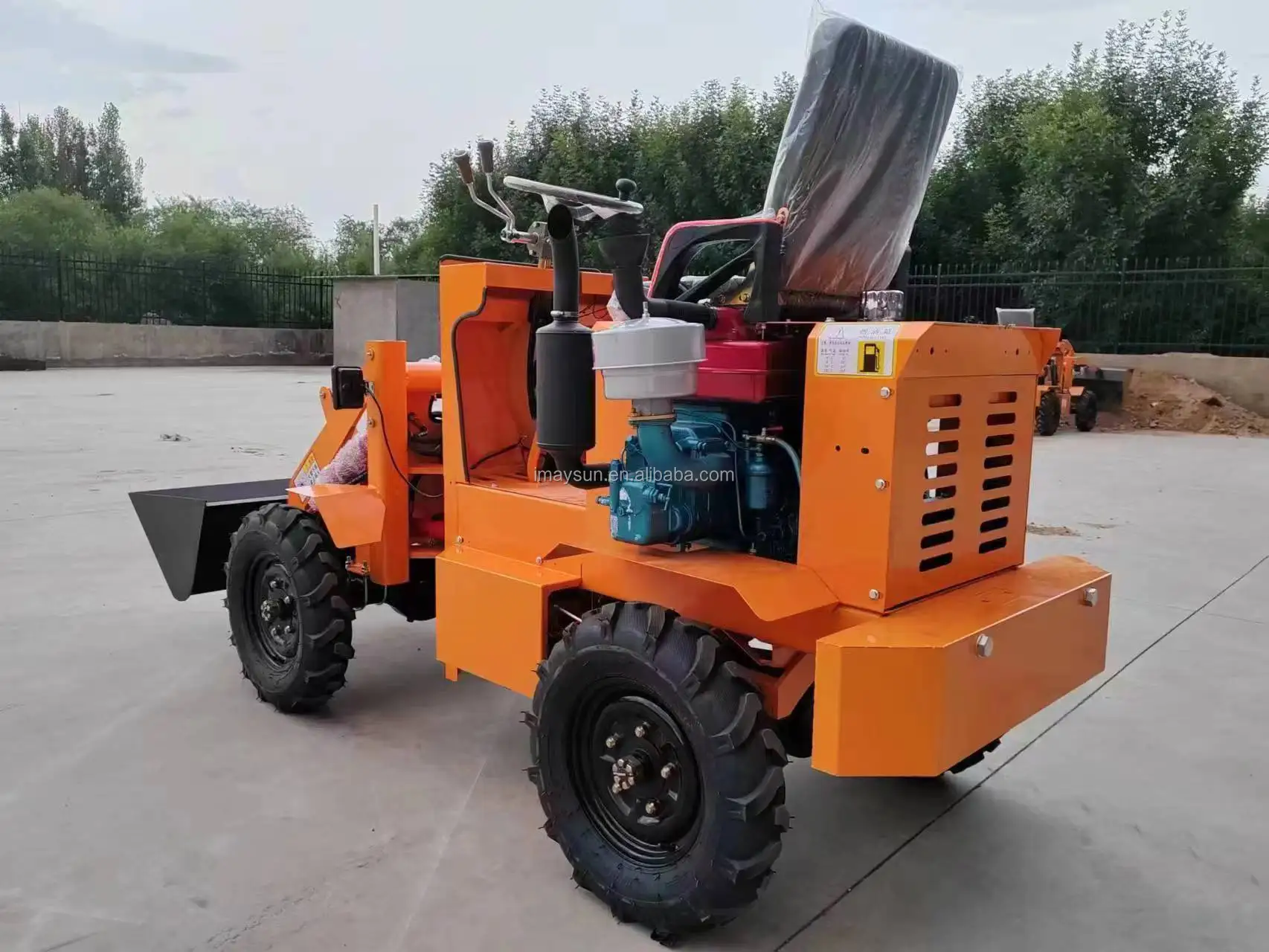 Small Front End Loader Mini Wheel Loader for Sale diesel/electric loader snow blower agriculture