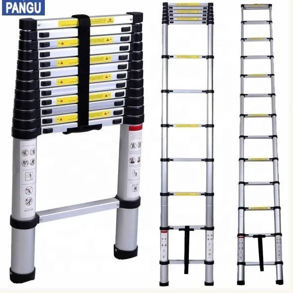 STRAIGHT  TELESCOPIC LADDER   ALUMINUM     STEP LADDER