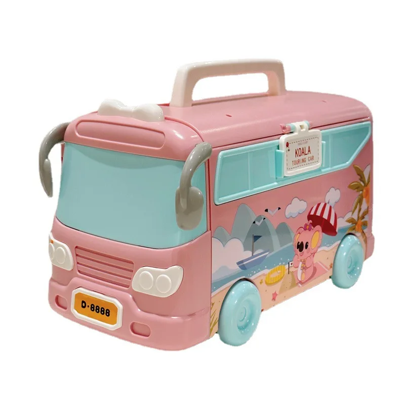 Koala Diary, RV, Family, Storage, Transformation, Bus, Villa, Doll House, Car Model, Toy Girl Gift