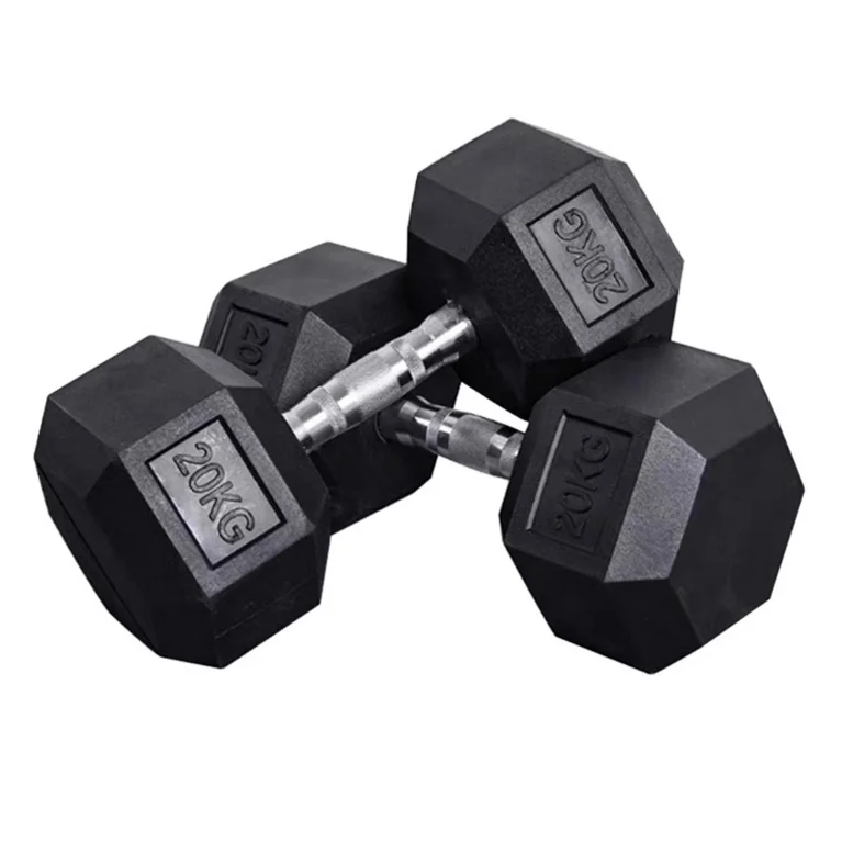 Hexagonal dumbbell Gym Home fitness for muscular arm strength in KG