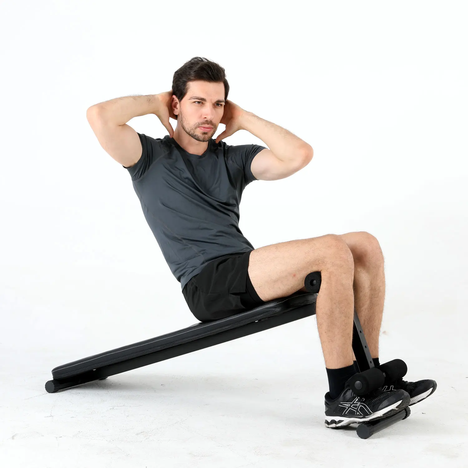 Adjustable folding bench exercise abdominal exercise equipment bench for strength training fitness inclined bench