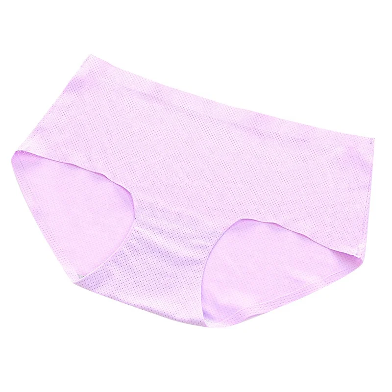 Hot One-piece Seamless Ice Silk Women Panties lady Traceless underwear