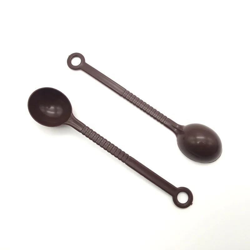 Factory Wholesale Coffee Tea Shop Long Handle Plastic PP Coffee Measuring Spoons