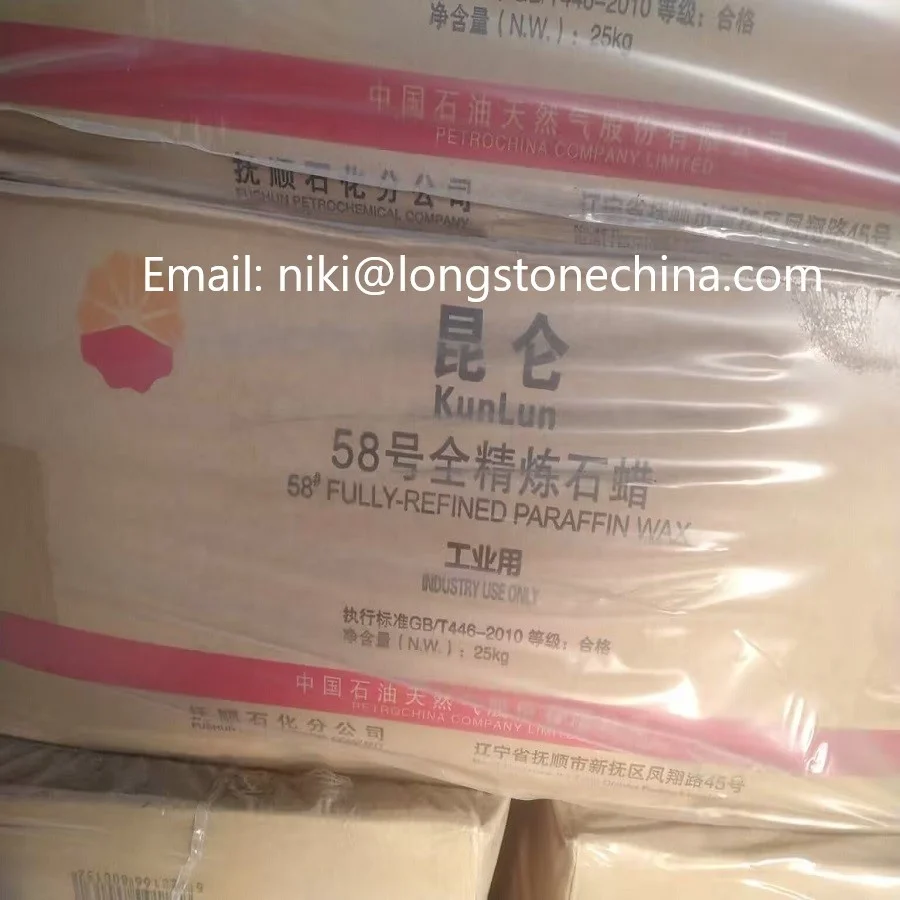 Fully Refined Parafina 58/60 Wholesale Price Paraffin Wax oil