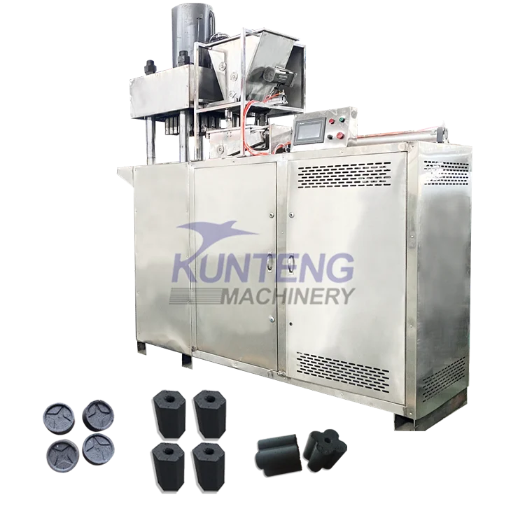 2024 New Design Carbon Powder Antimony Oxide Powder Moulding Machine Coconut Shell Charcoal Making Machine
