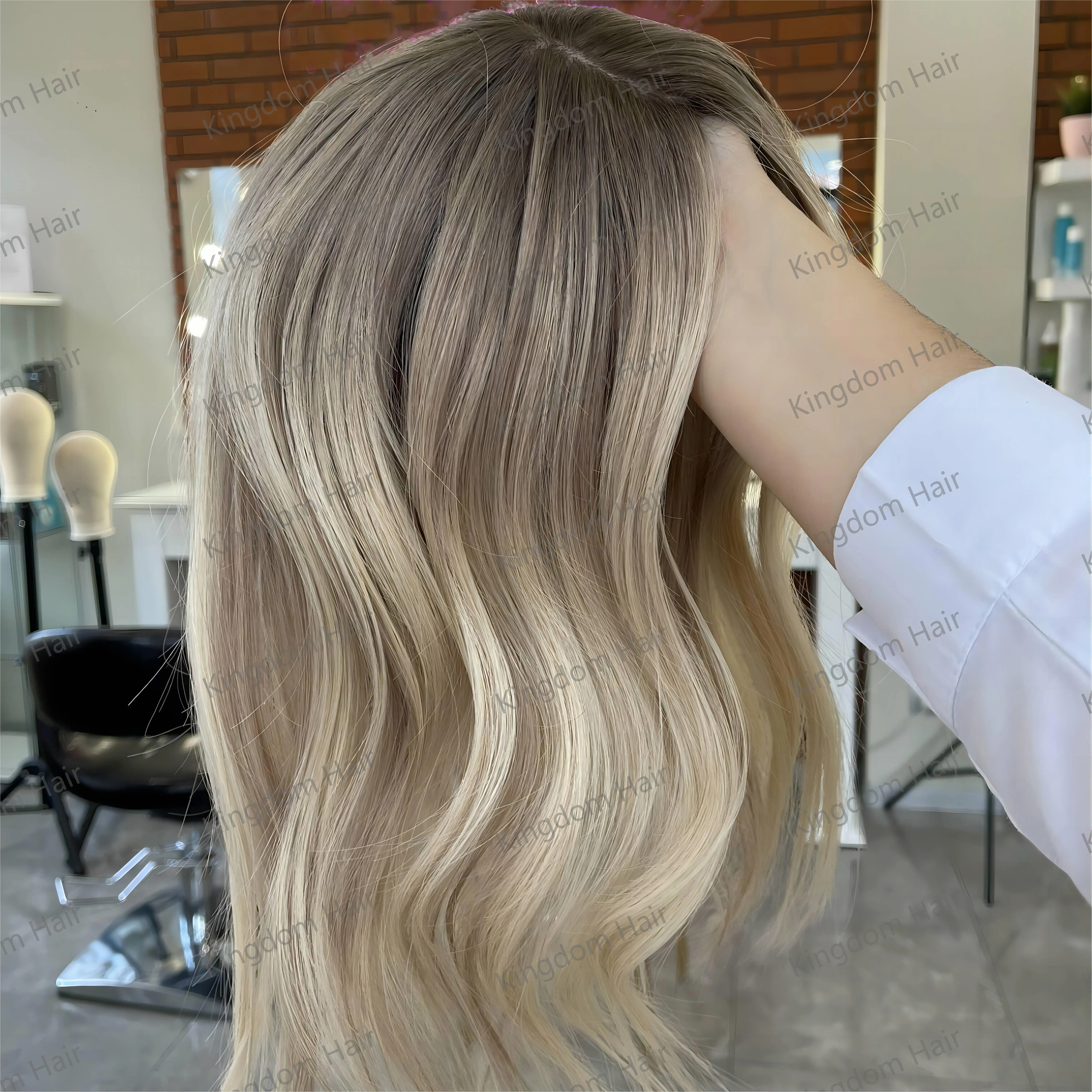 Best Selling European Hair Silk Top Hairpiece Shoulder Length Jewish Topper 7x9 Weft With 4x4 Silk Base Toupee For Women