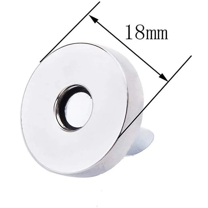 Best Price 18mm Thin Strongly Magnetic Purse Fasteners Hidden Magnetic Lock Button
