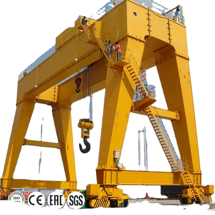Double girder gantry crane MG model winch trolley CHINT brand electrics for sale