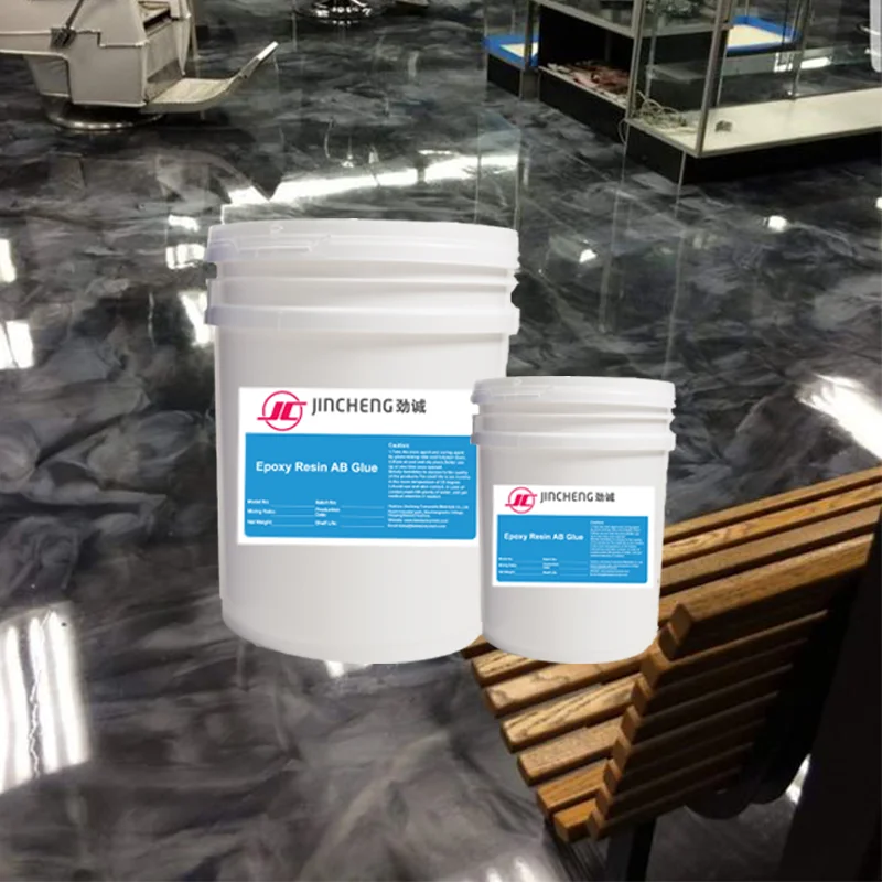 Recina Epoxica Para Pisos Epoxy Resin AB Glue Self Levelling Flooring Kit for Concrete and Cement Floor Coating