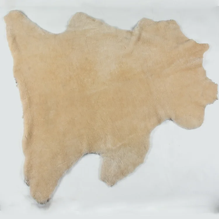 Long Hair Goat Fur Blanket Fur Skin Plate For Garment And Rugs