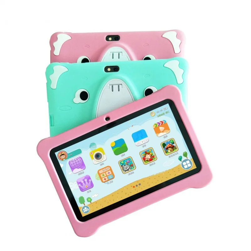 7 inch kids tablet android 4.4 learning apps free 8gb wifi only tablet pc for kids