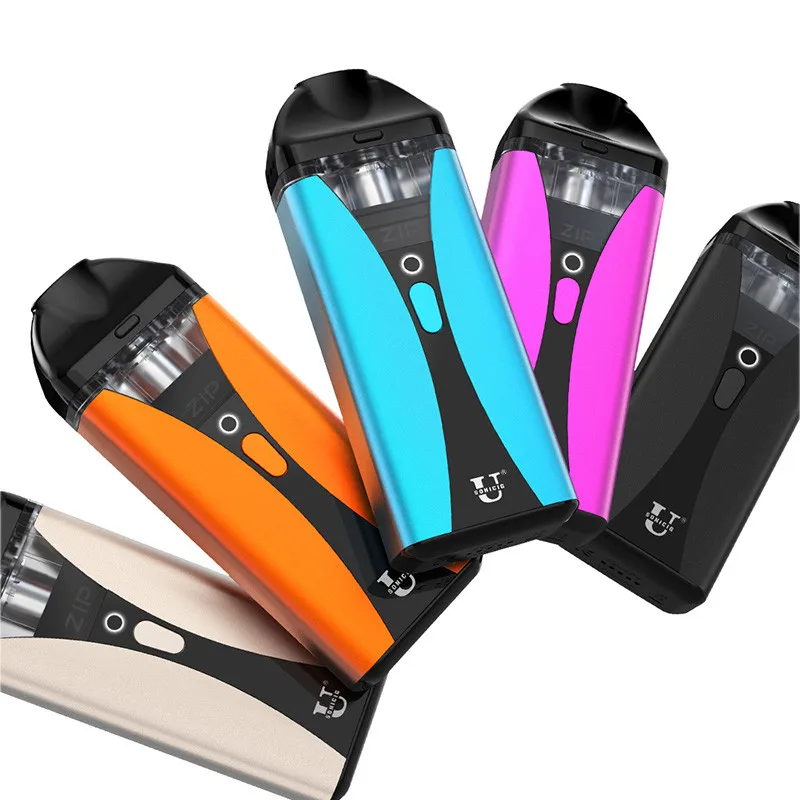 
 100% оригинальная катушка уменьшенного использования пластин ультразвуковой технологии чипа usonicig застежкой-молнией CBD vape ручка 2-в-1 Pod системы комплект  