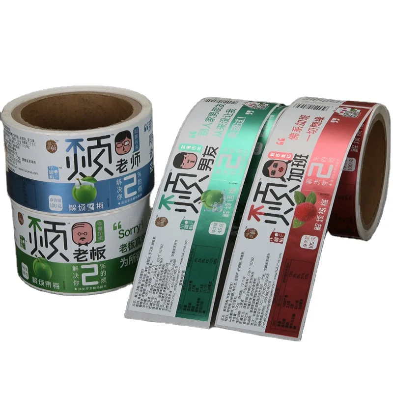 Custom Nail Label Sticker Roll Pack Custom Glow in The Dark Stickers Nail Polish Hentai Waterproof Adhesive Sticker