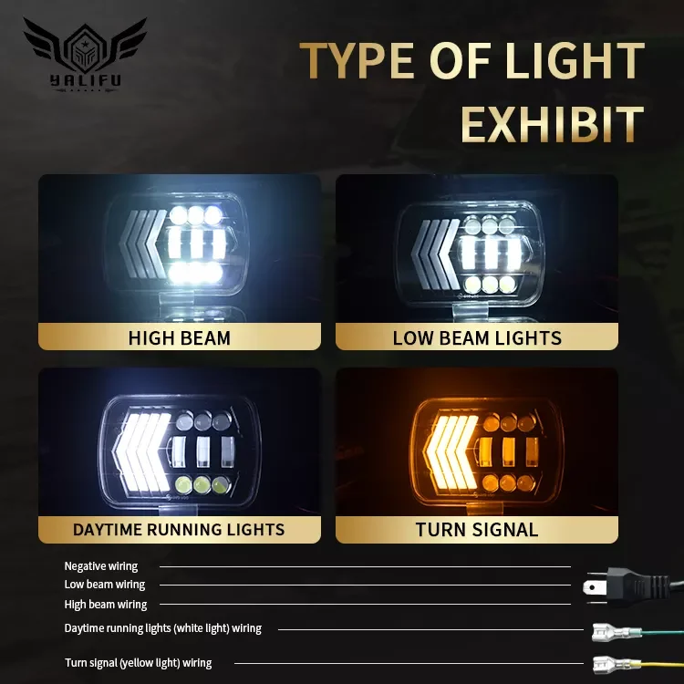 Hot sell Waterproof 7 Inch Square Auto Lighting Work Lamp LED work light for all cars