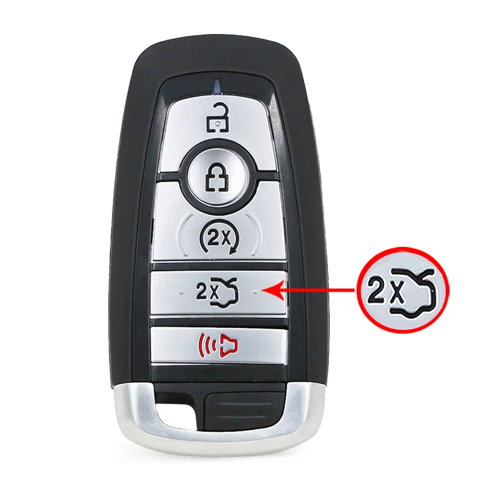 2+1B Car Remote Key For Ford Edge Fusion F250 F350 F450 2017 2018 M3N-A2C93142300 ID49 315MHz Card